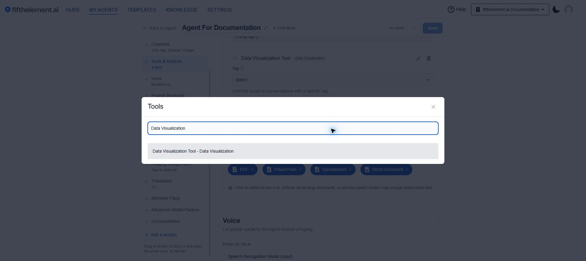 Add Tool Picker