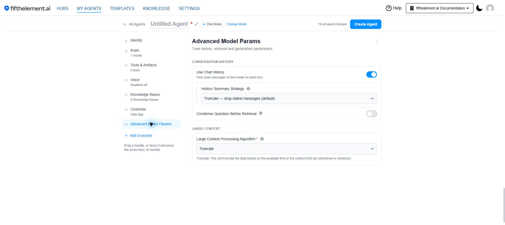 Advanced Model Params