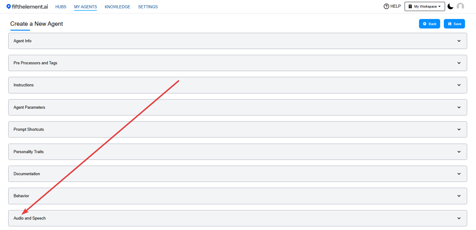 Audio and Speech Section