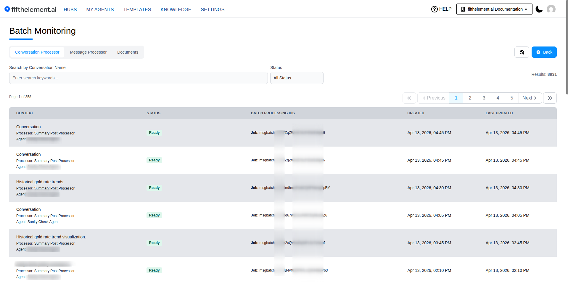 Batch Monitoring