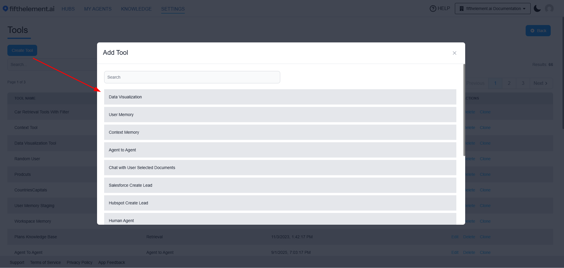 Add Tool — Data Visualization