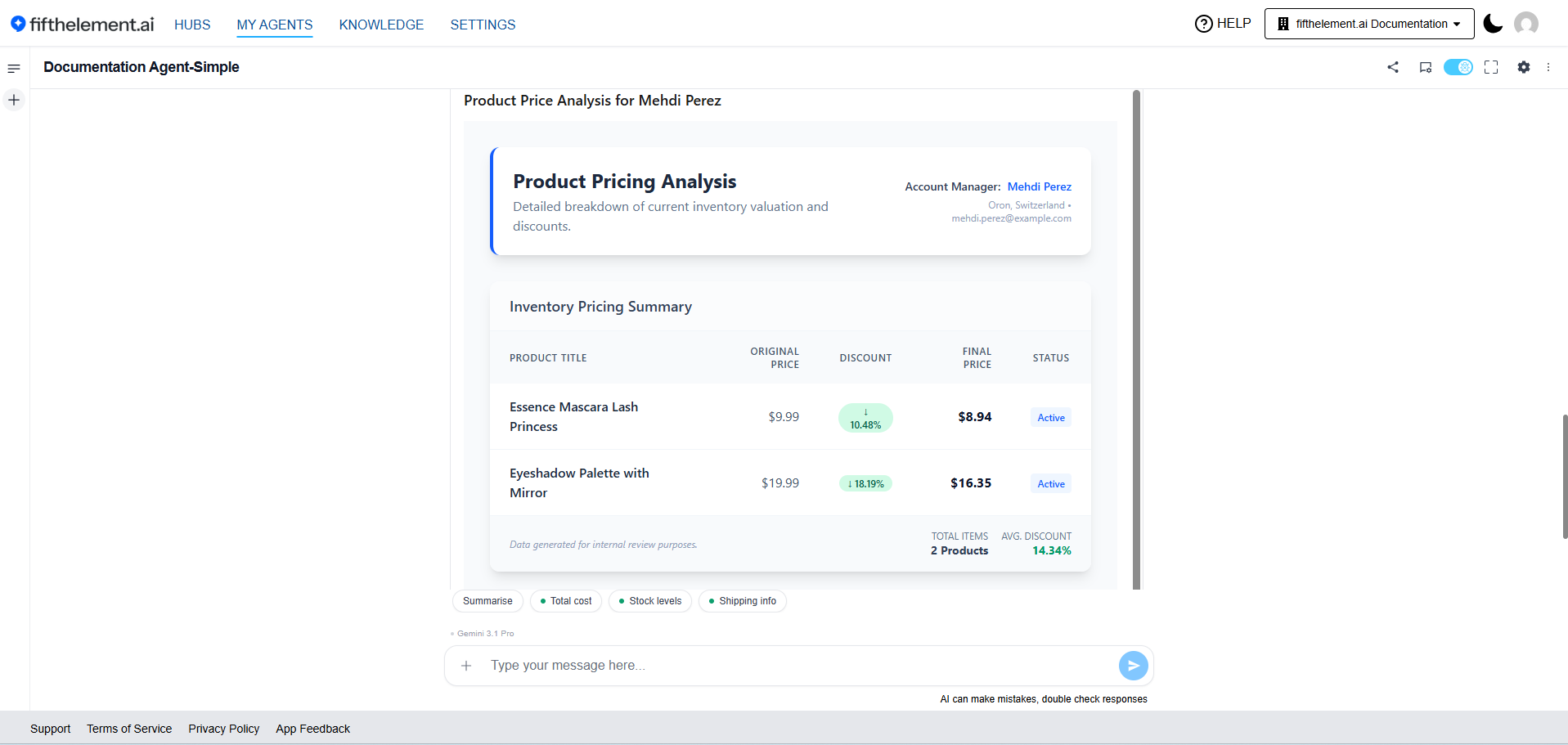 Inline Data Visualization