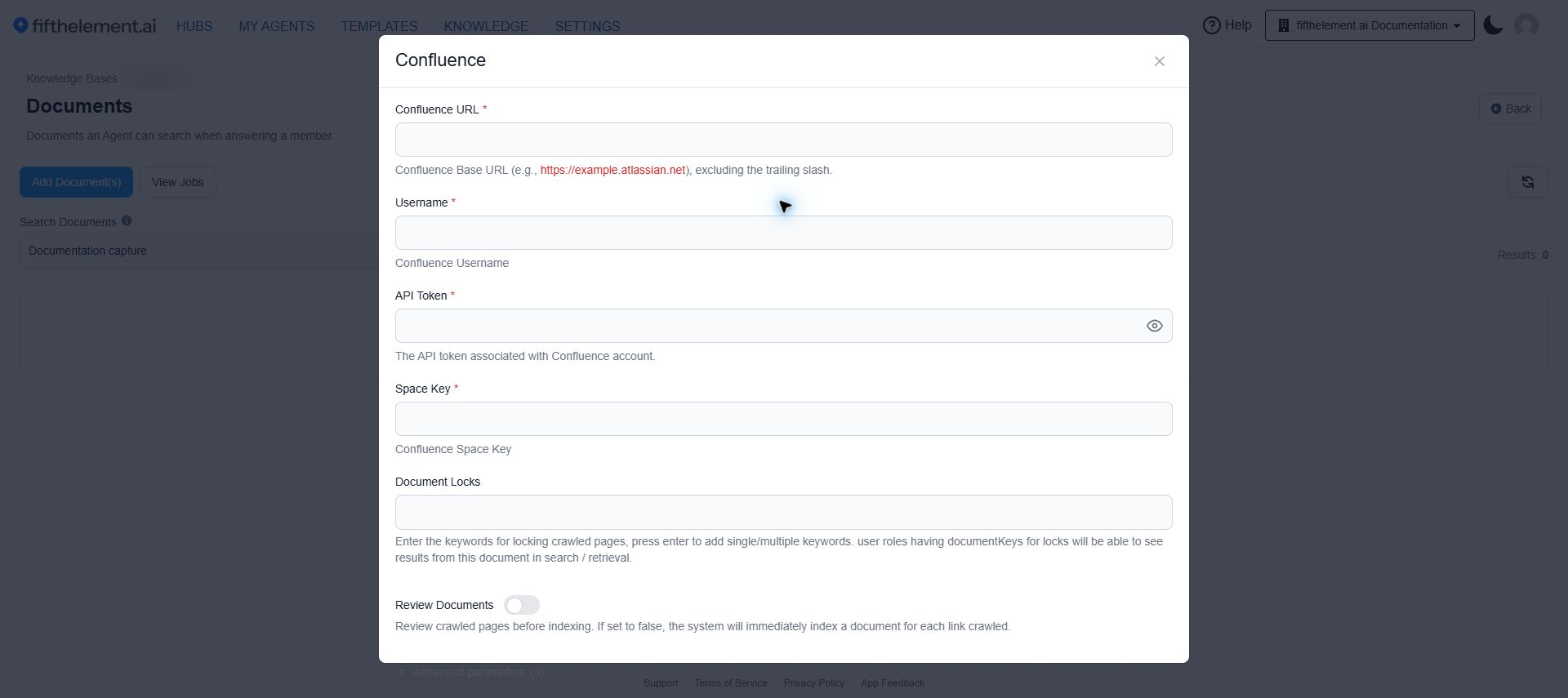 Crawl configuration