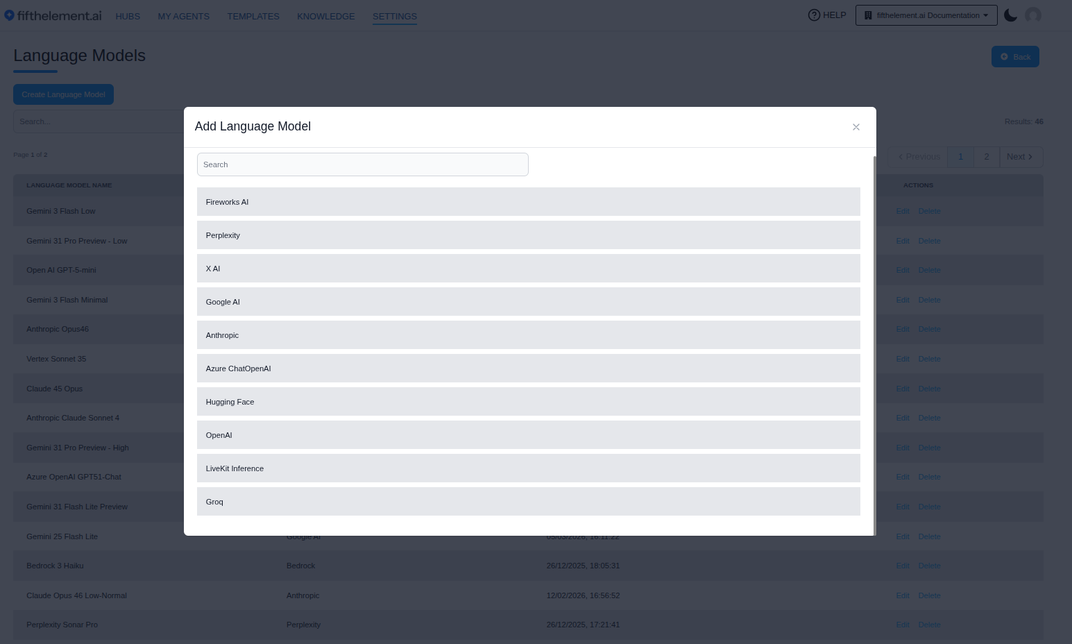 Language Model Providers