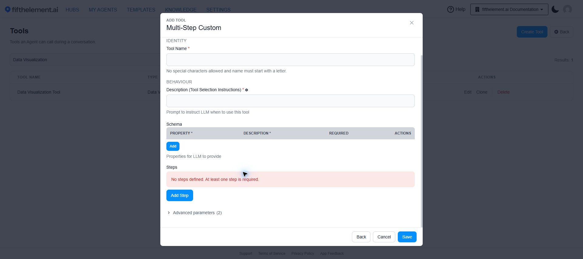 Tool configuration
