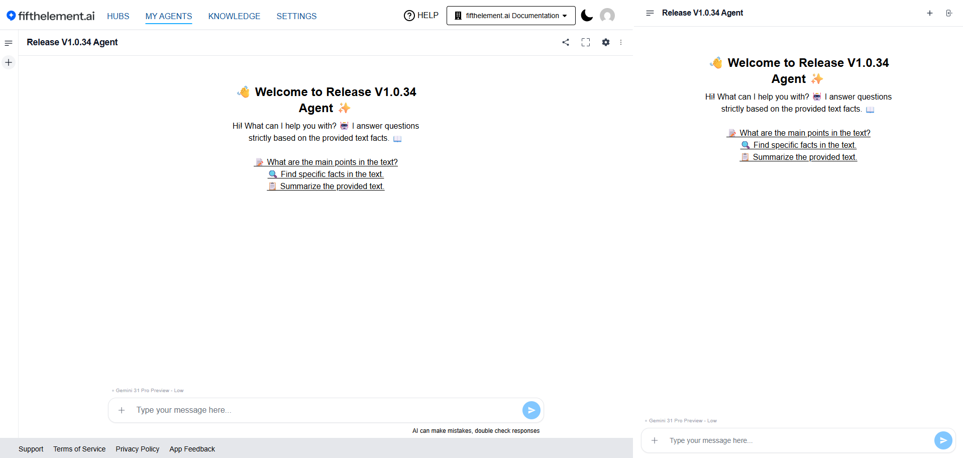 Welcome Screen — End-User View