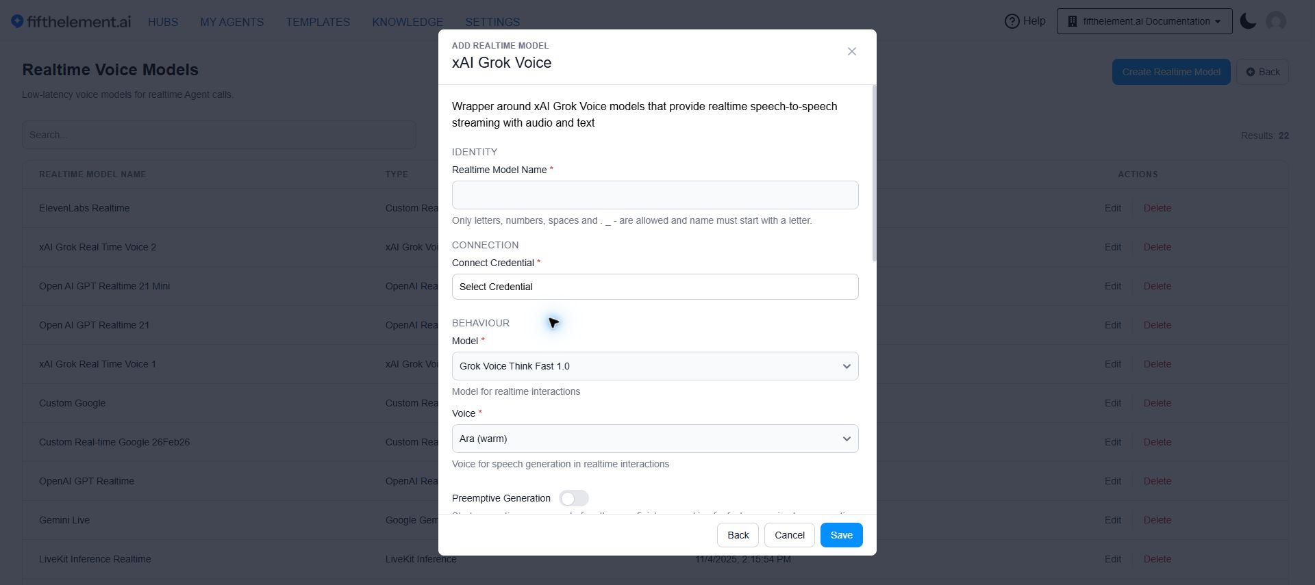 xAI Grok Voice Configuration